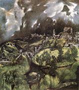 El Greco View of Toledo oil painting artist